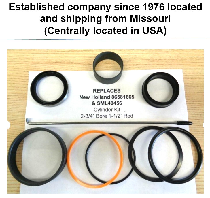 86581665 & older # SML40456 Replaces Seal Kit fits some N.H. loaders See Details