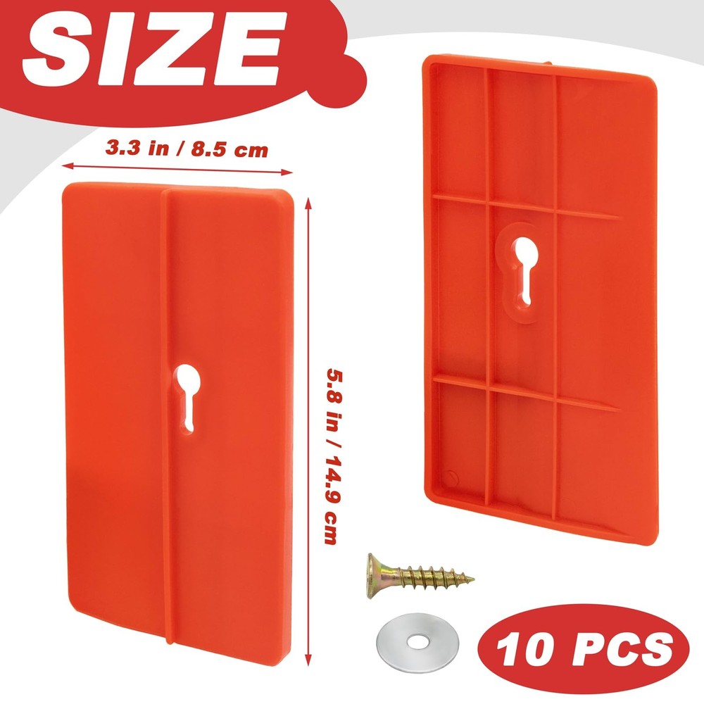 10 Pcs Drywall Fitting Tool Support The Plaster Board in Place While Installi