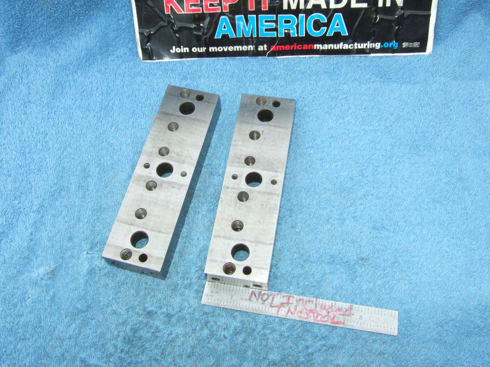 PARALLELS STEP (2) BLOCKS TAPPED MACHINIST TOOLMAKER PRECISE SURFACE GRIND MILL