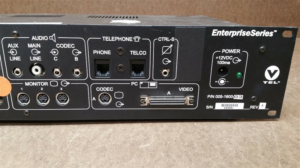 VTEL Enterprise Series LX2 Audio Video Microphone Controller Conferencing System