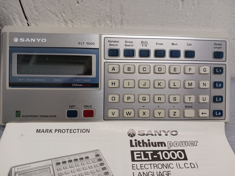 Sanyo Language Translator  ELT 1000