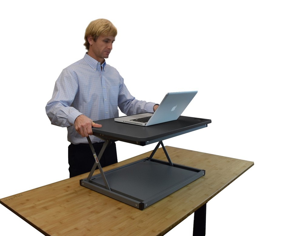 Standing Desk Converter for Laptops Desktops Riser Conversion Stand Topper cheap