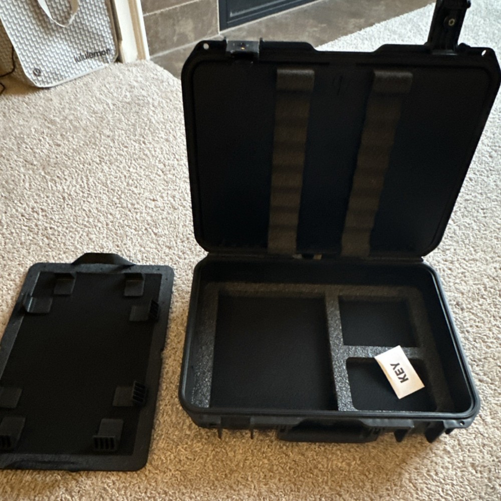 SKB iSeries Black Rigid Plastic Multipurpose laptop Case Padded Foam Inserts