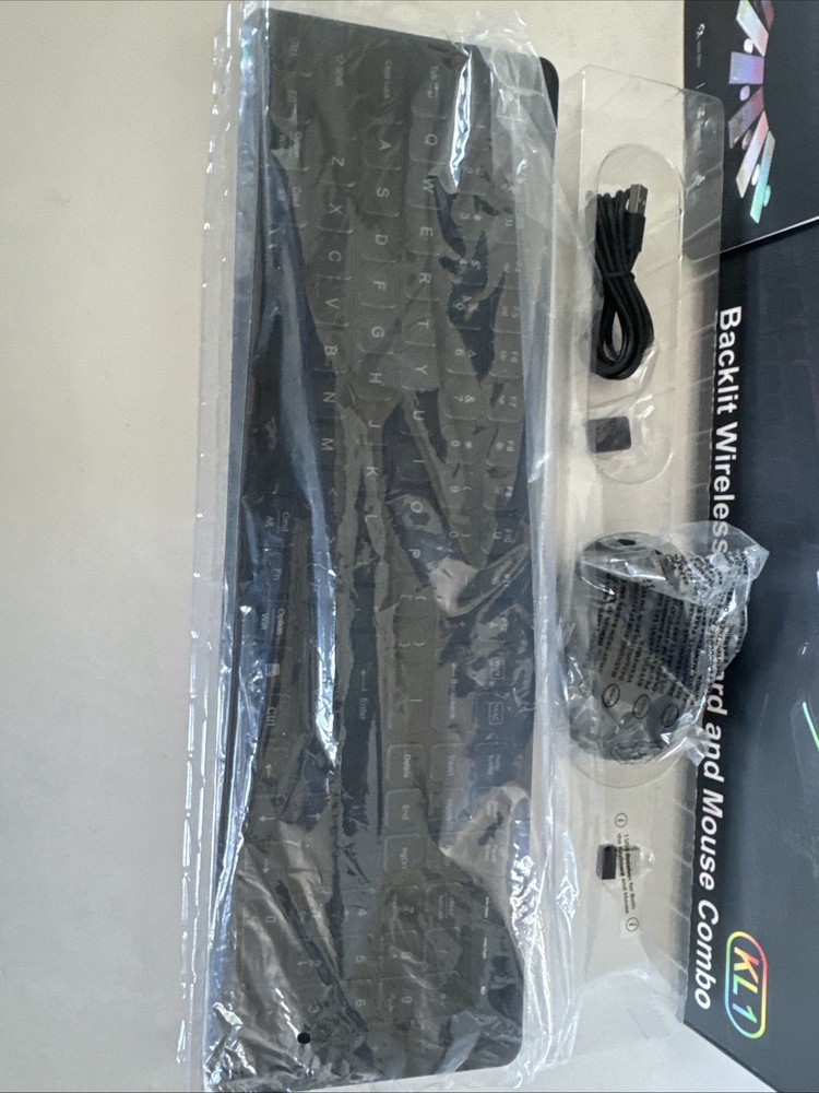 RGB KL1 Backlit Wireless Keyboard And Mouse Combo