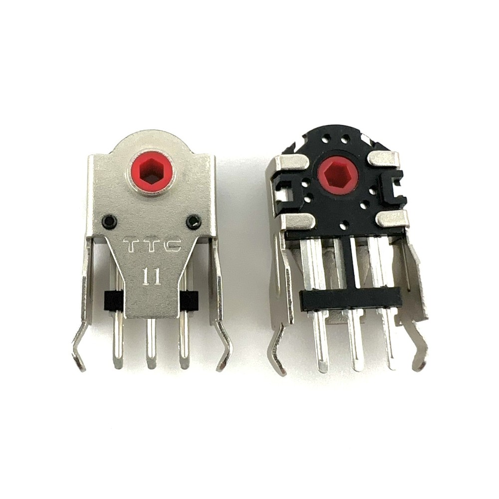 11mm TTC Red Core Mouse Scroll Wheel Encoder 2pcs