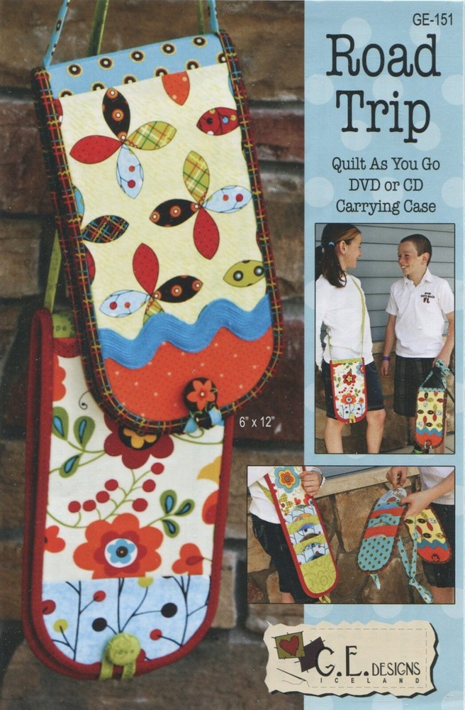 Road Trip DVD Case Craft Pattern by G. E. Designs 151