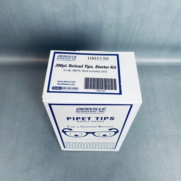 Denville Pipette Tips 200 ul 40 Racks with 96 Tips Each