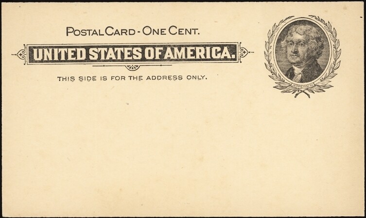 U.S. 1897. Post Card UX14, Mint