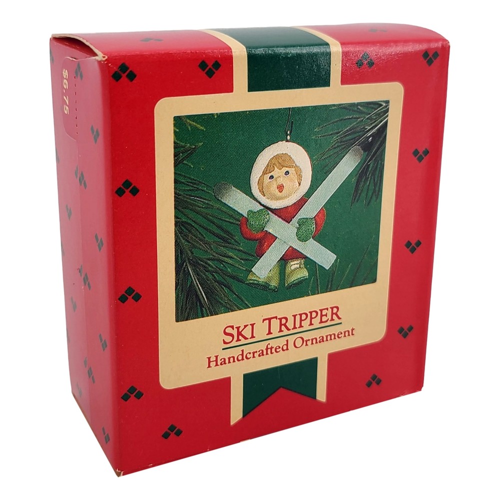 Hallmark Keepsake Orrnament Ski Tripper Handcrafted Ornament