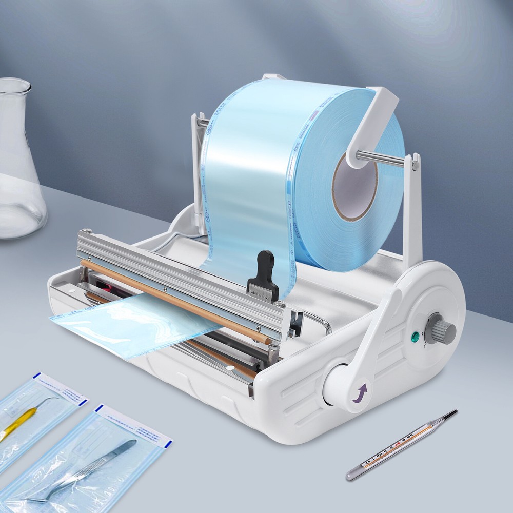 Dental & Lab Automatic Sealing Machine Max. Width 25cm Plastic Bag Sealer 500W