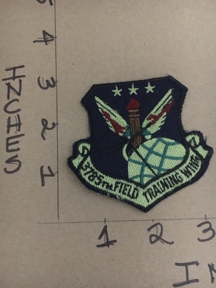 USAF 3785th Field Training Wing Squadron subdued patch 5/3/25
