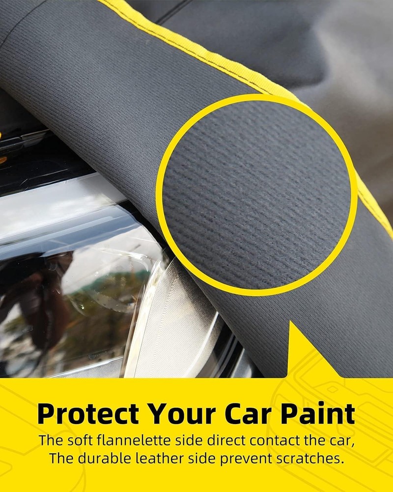 Microfiber Leather Car Fender Protectors, 3 Pcs