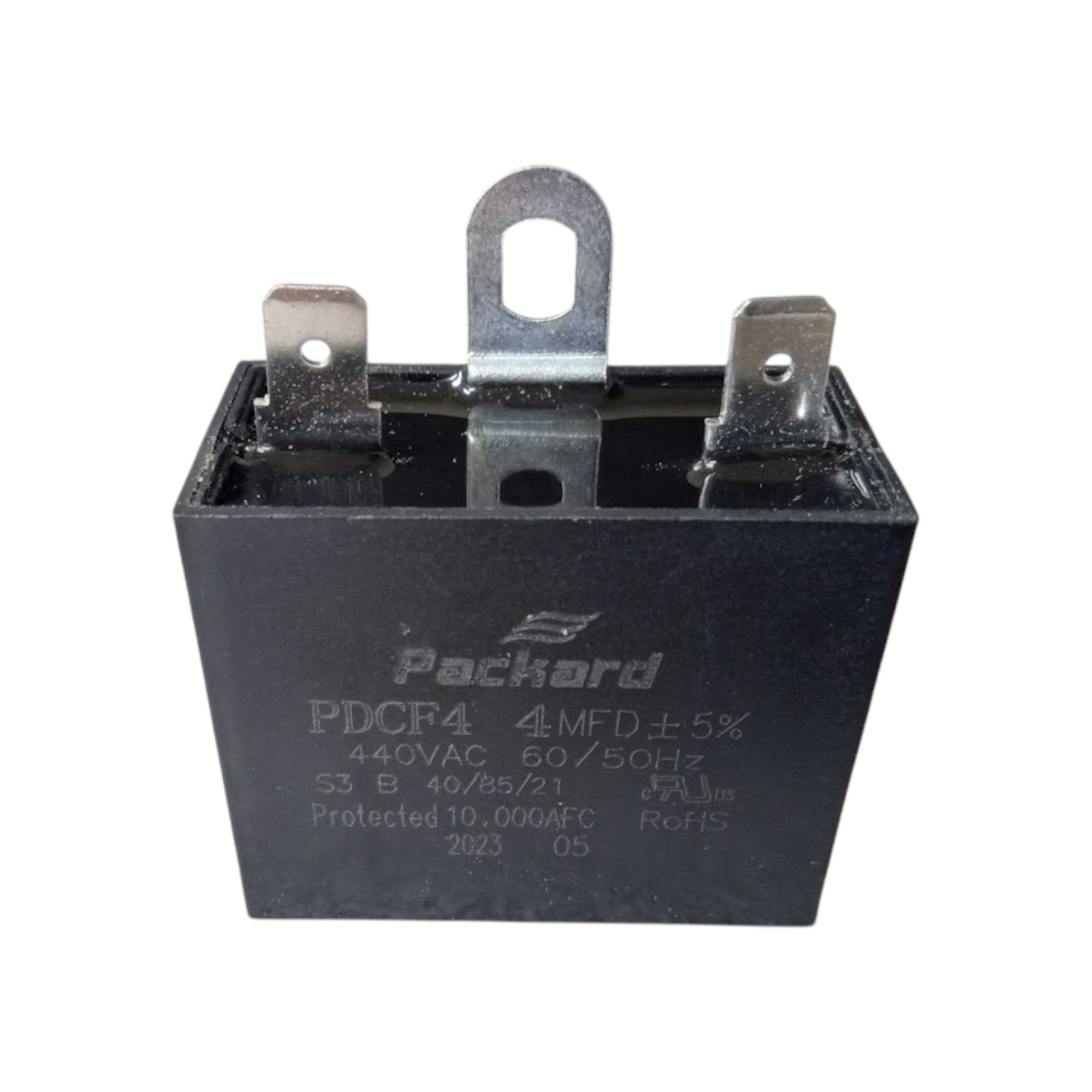 Packard PDCF4 HVAC Dry Motor Run Capacitor. 4 MFD/UF 440 Volts