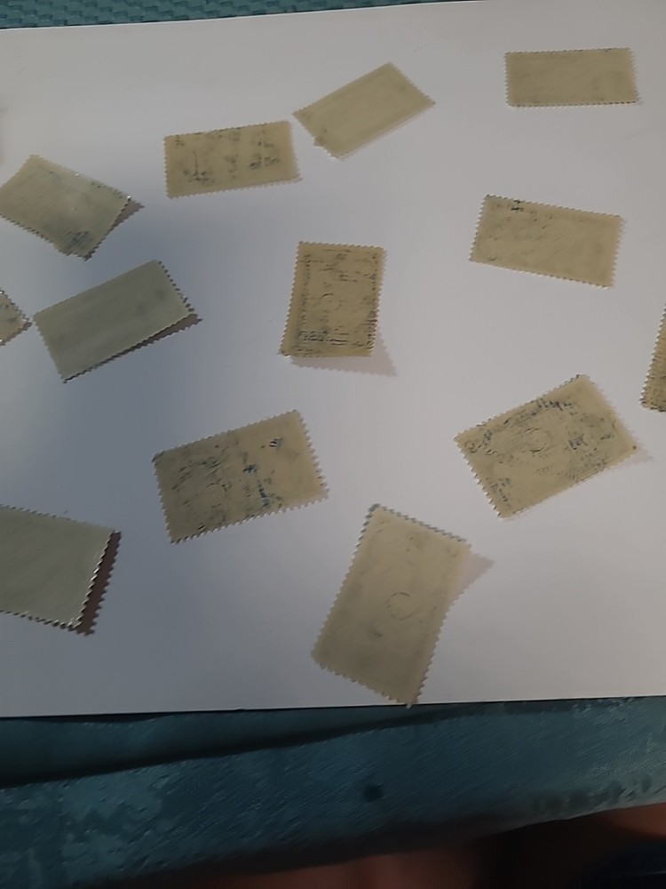 Vtg. 5 Cent Stamps Thirteen Total Bag 59