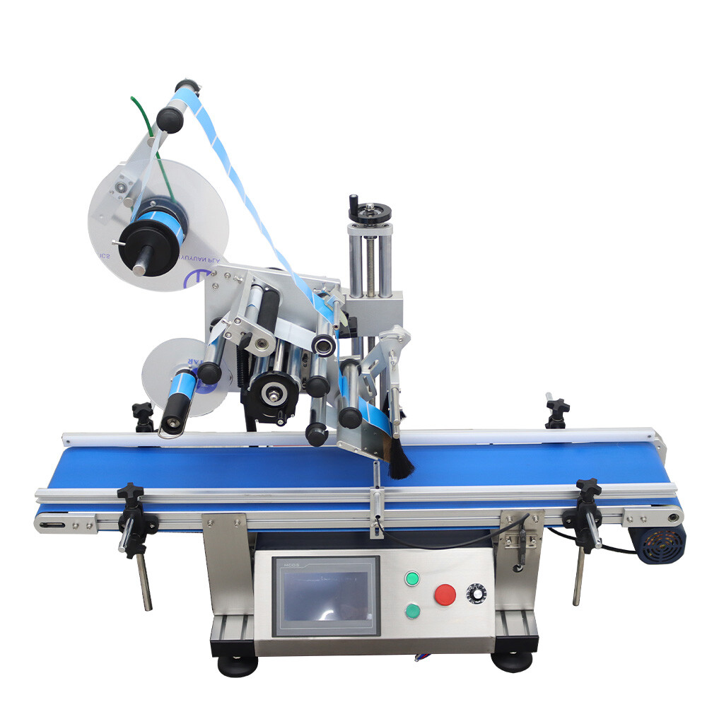 LT-160 110V Automatic Flat Bottle Labeling Machine Label Applicator 1.57-6.3in