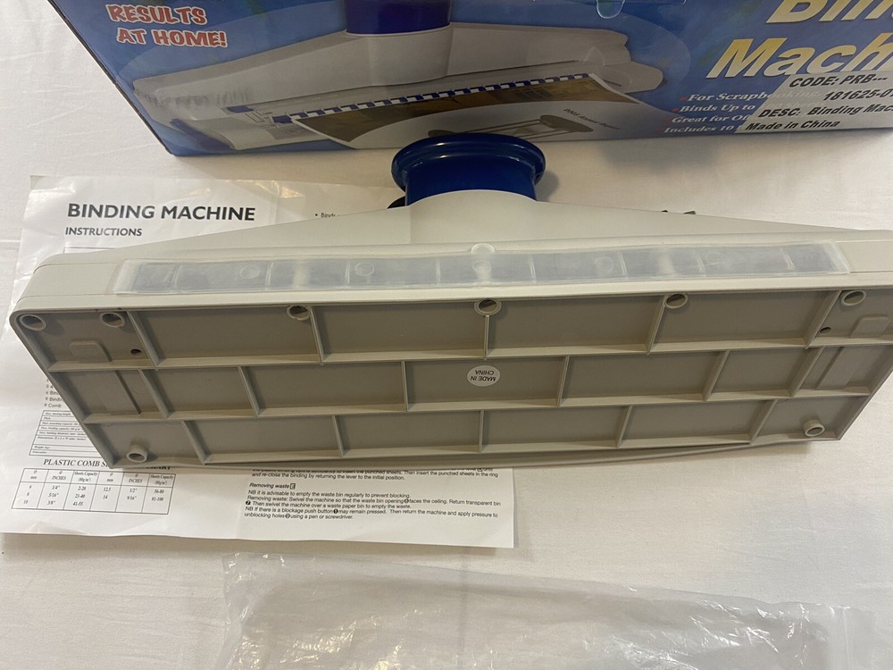 Platform-Plus Binding Machine binds up to 100 sheets NEW