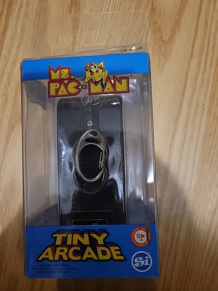 Ms. Pac-Man Tiny Arcade Game Mini Brand New Sealed Needs Battery