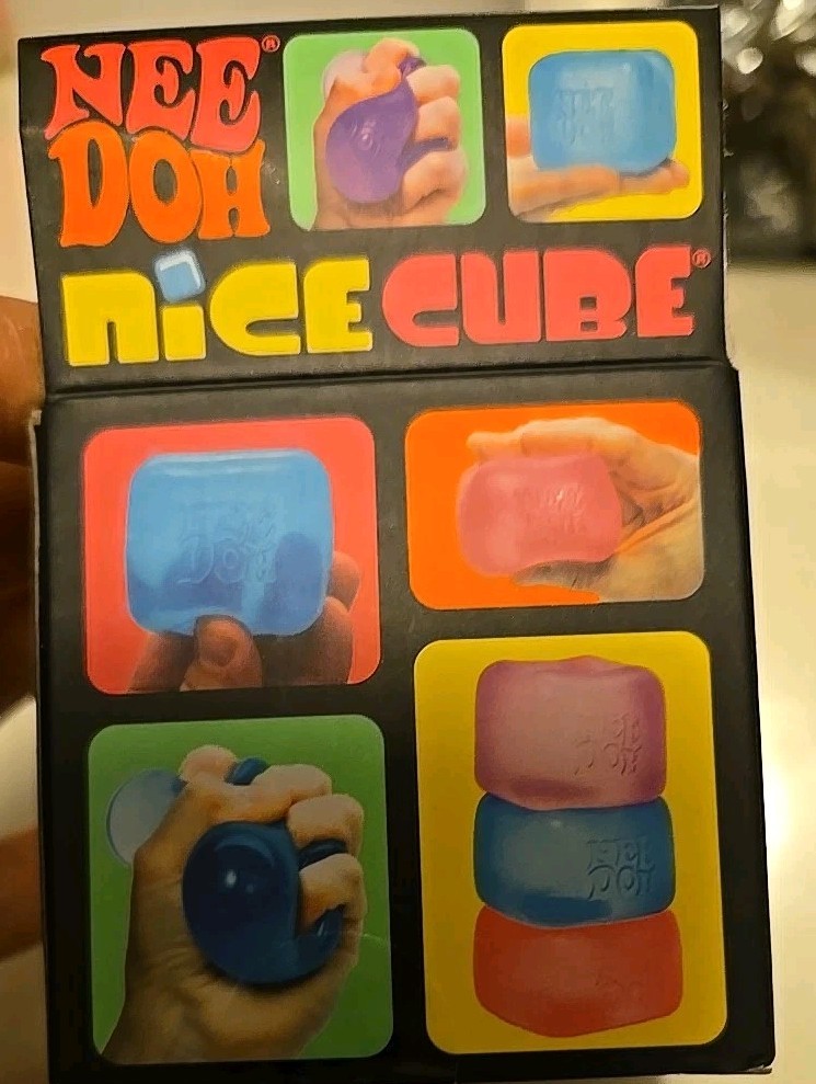 Schylling Nee Doh Nice Cube Purple Squeeze