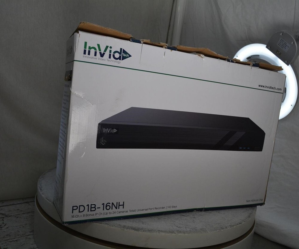 NEW OPEN BOX INVID TECH pd1b-16nh Universal Network Video Recorder SEE NOTES