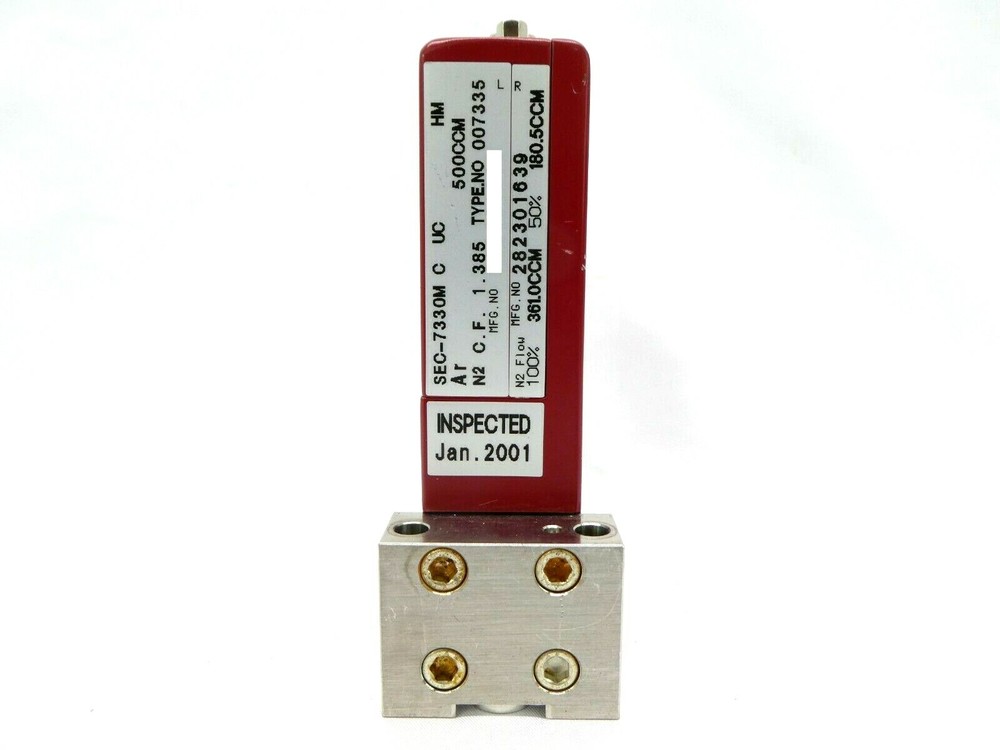 STEC SEC-7330M MFC Mass Flow Controller SEC-7330 500 CCM Ar Working Spare