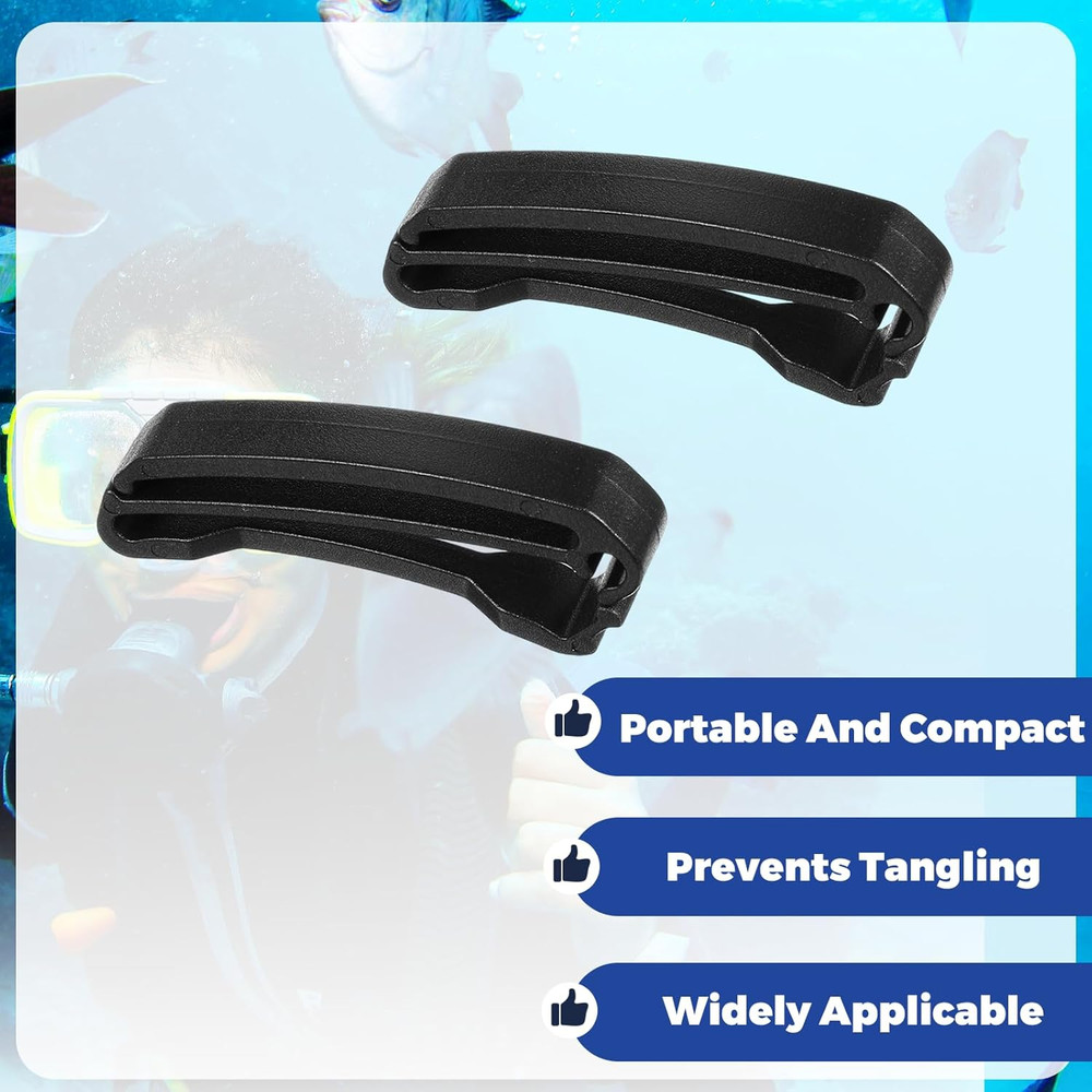 12Pcs Backpack Webbing Strap Belt, Backpack Strap Clip Plastic Tri Glide Slide B
