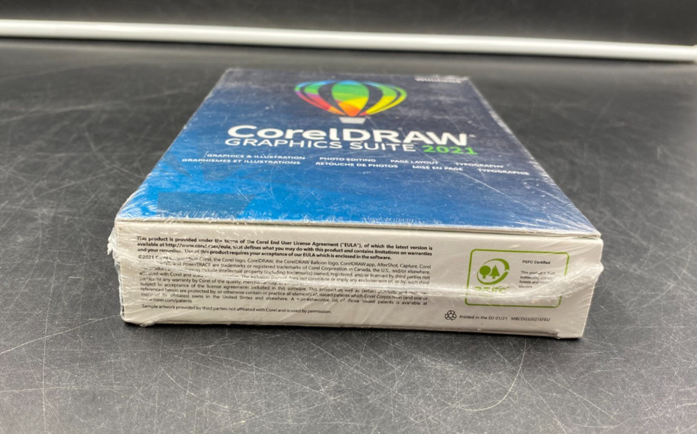 CorelDRAW Graphics Suite 2021 Editing Software Windows - NEW