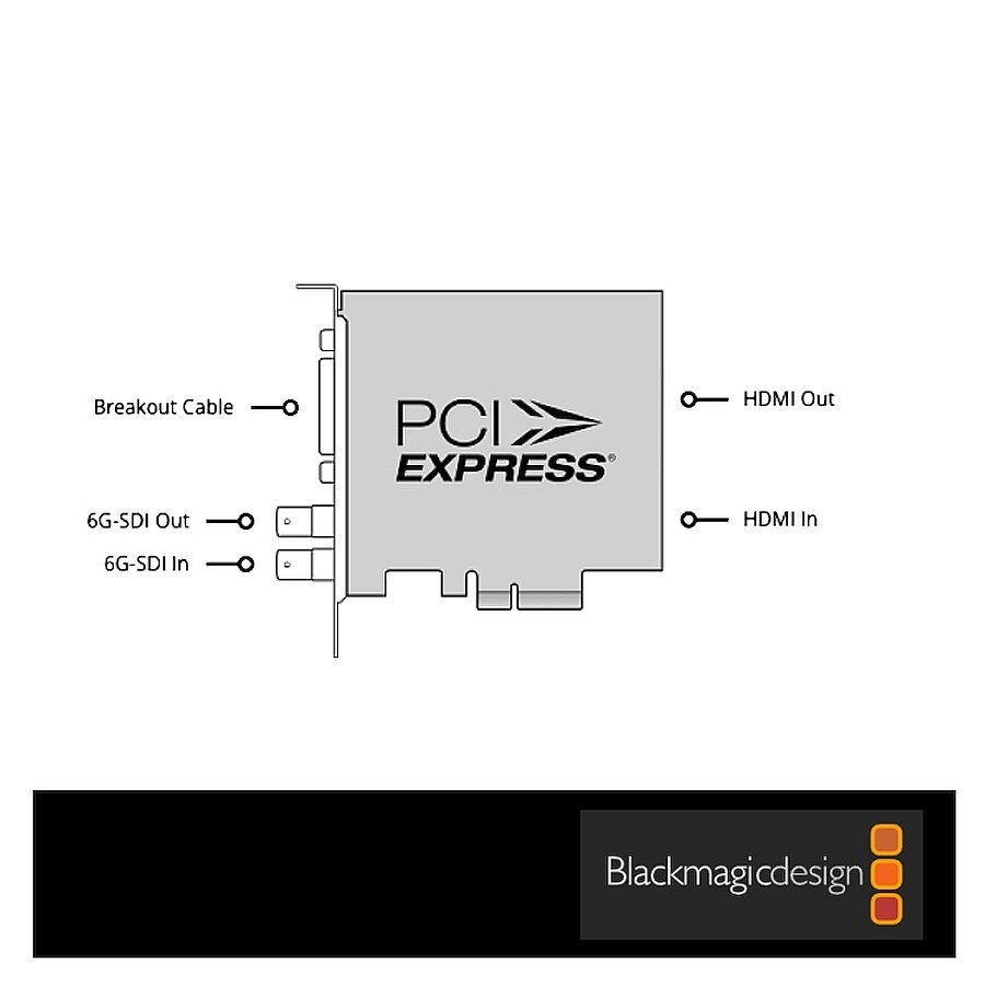 Black Magic Design Decklink Studio 4k Video Editing Card BDLKSTUDIO4K