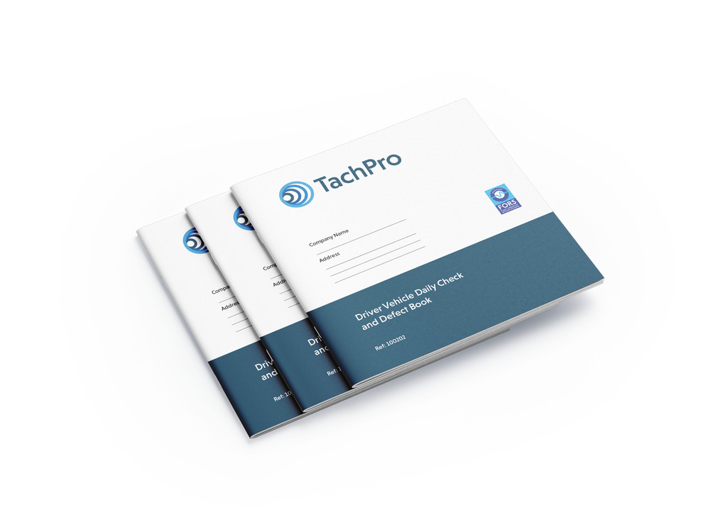 TACHPRO 20 PAGE DUPLICATE VEHICLE DAILY CHECK & DEFECT BOOK
