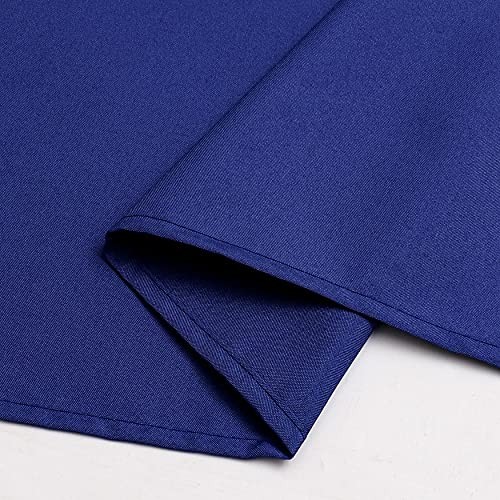 Rectangle Tablecloth Water Resistant 60" x 120" Rectangular Royal Blue
