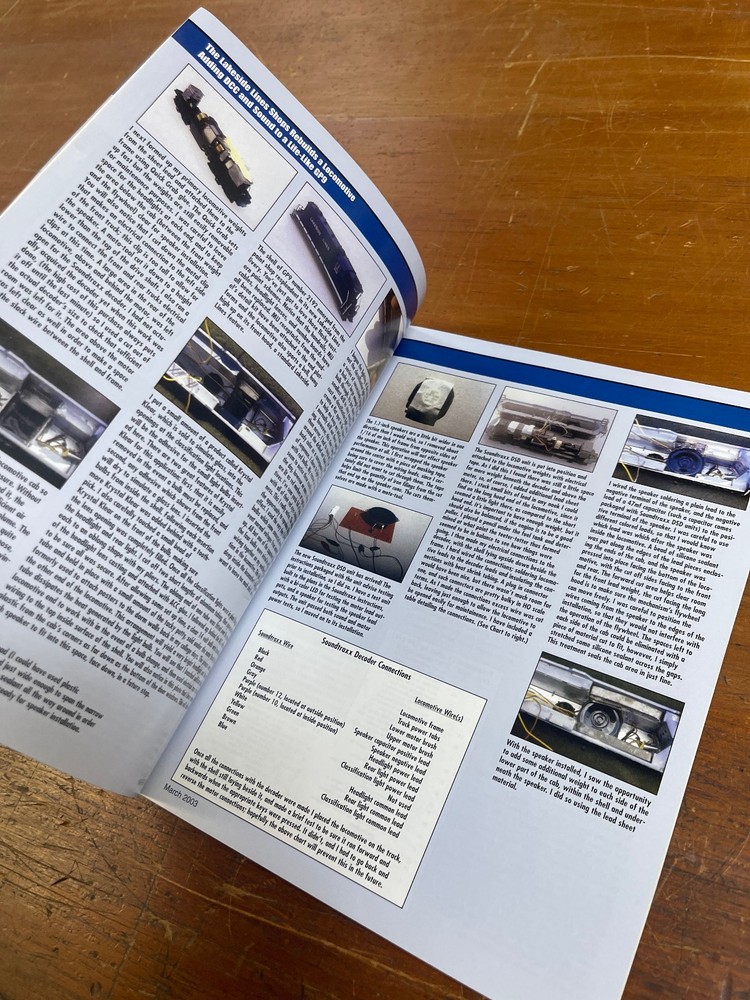 NMRA Bulletin ~ March 2003 ~ Modeling BC Rail ~ Adding DCC & Sound to a GP-9