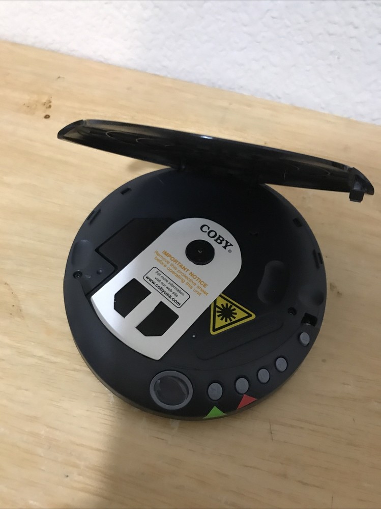 Coby Portable Disk CD Player digital CD-191-BLK