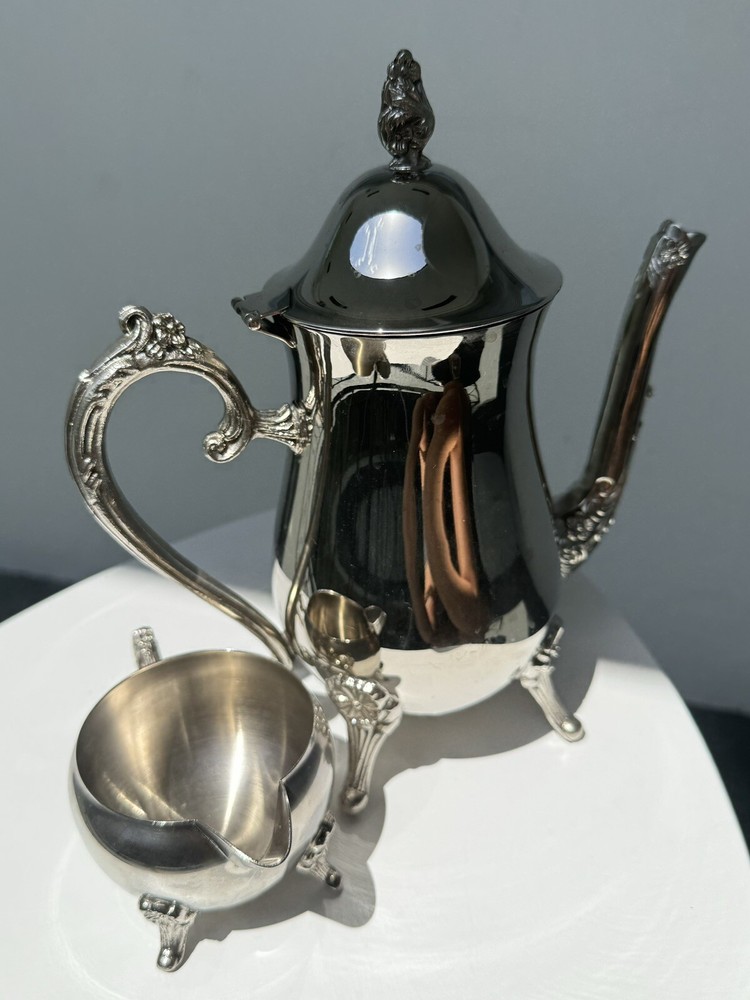 Antique british teapot with Creamer (2items)