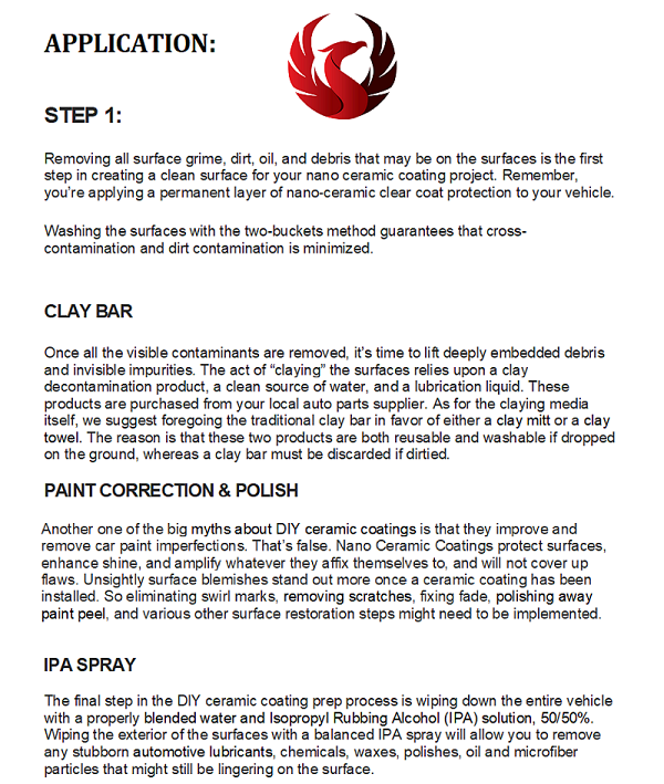 CERAMIC CAR COATING POLYSILAZANE "ADVANCED TRICURE TECHNOLOGY PAINT PROTECTION"