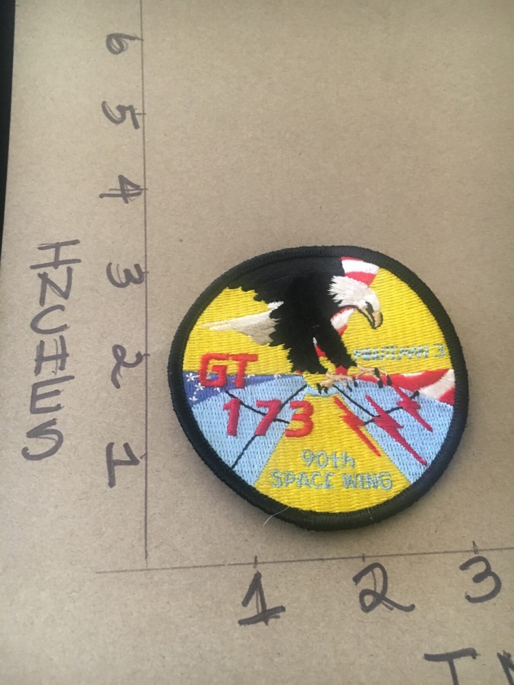 USAF 90th Space Wing GT 173 Squadron patch 5/1/25