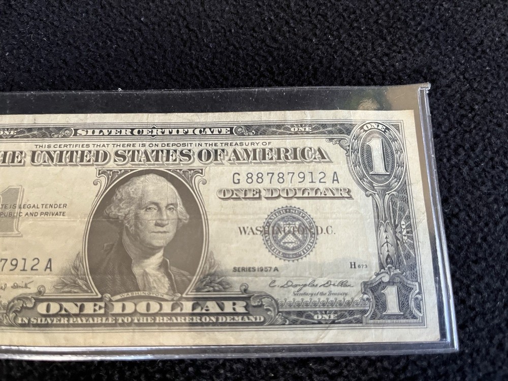 Series 1957 A Silver Certificate Dollar Bill