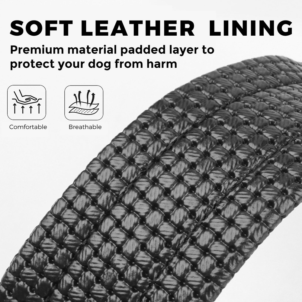 Nylon Dog Muzzle Large Black Adjustable Loop Anti Biting Barking Chewing