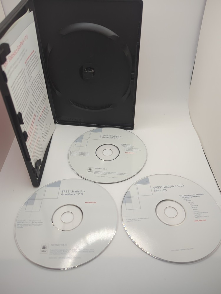 SPSS Statistics GradPack 17 Software Mac