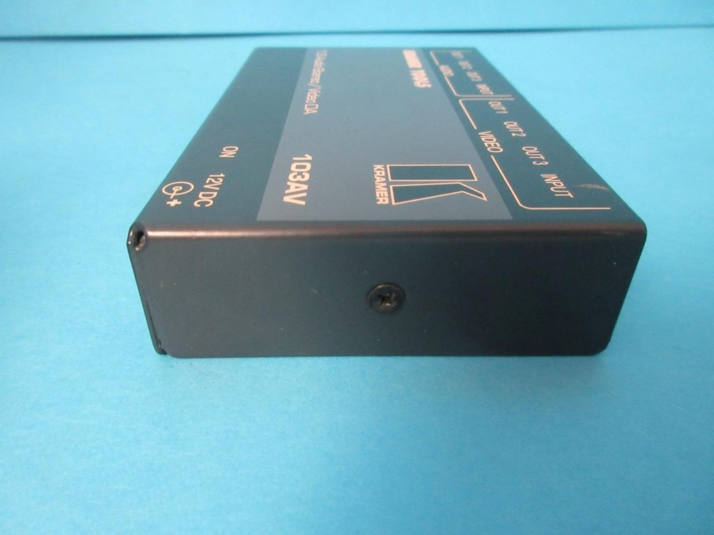 KRAMER TOOLS 103AV 1:3 AUDIO-STEREO/VIDEO DA DISTRIBUTION AMPLIFIER MINT