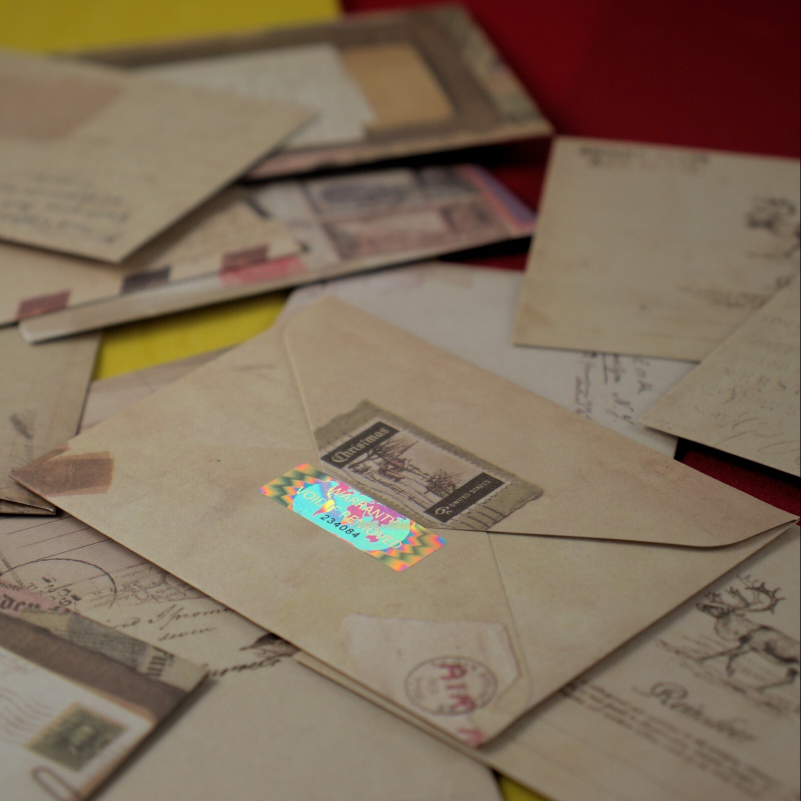 WARRANTY VOID IF REMOVED Tamper Proof Security Sticker (SERIAL NUMBERS) (AvR019)