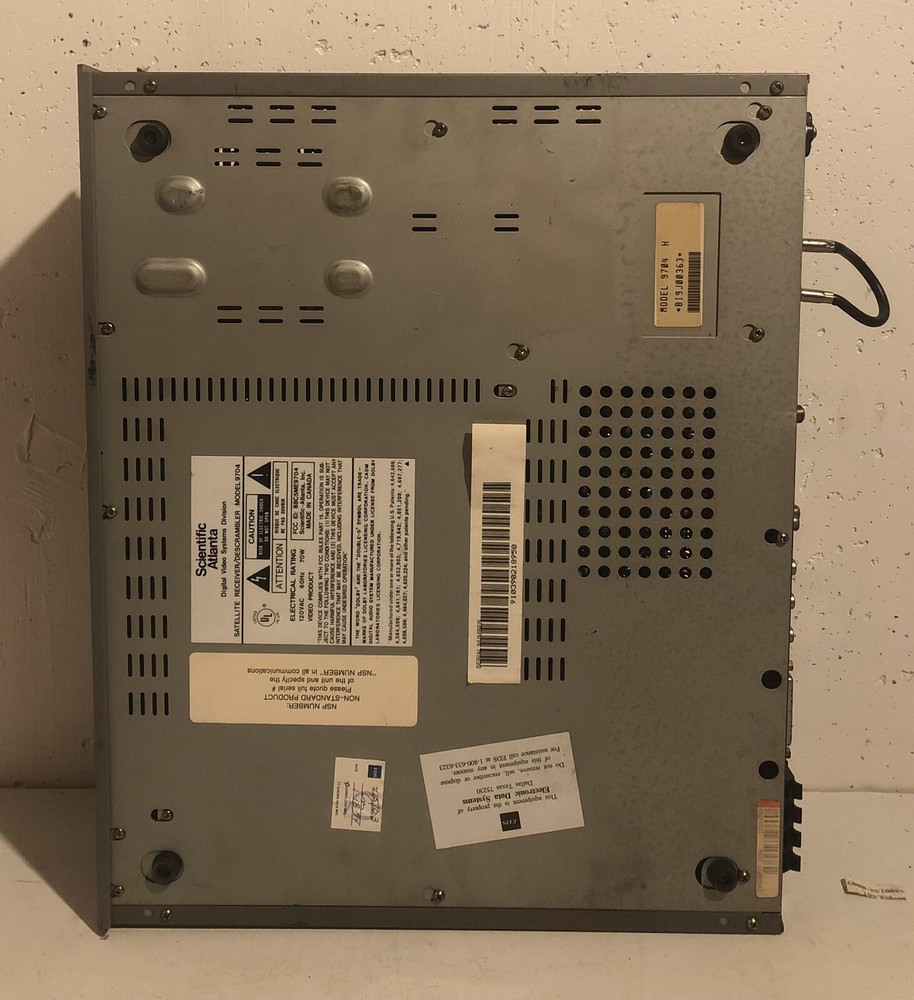 Scientic Atlanta B-MAC Integrated Receiver/Decoder Series 9700 Model 9704 AS IS