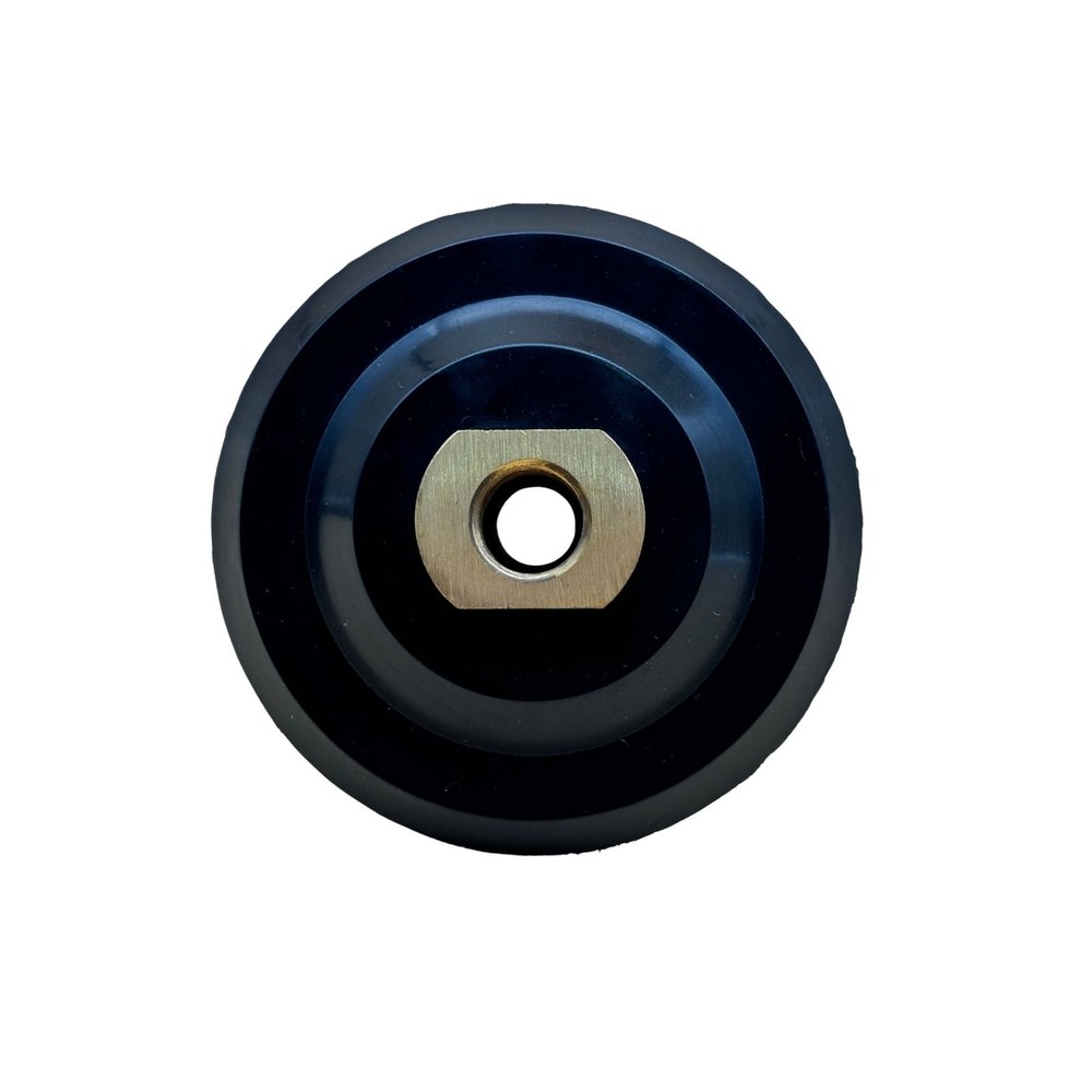 4Inch Rubber Backer Pad/Hook and Loop Backing Pad with Arbor 5/8"-11 for Grinder