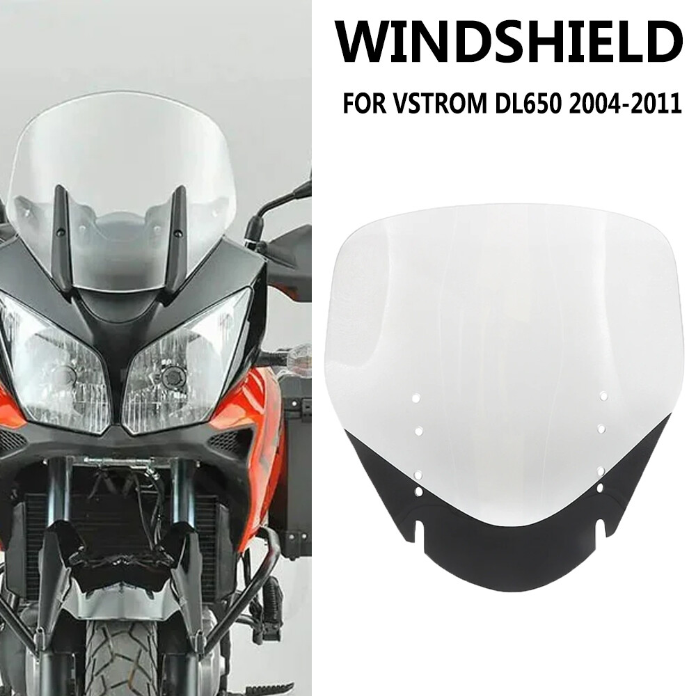 Front Windscreen Windshield Wind Deflector For Suzuki V-strom DL 650 2004-2011