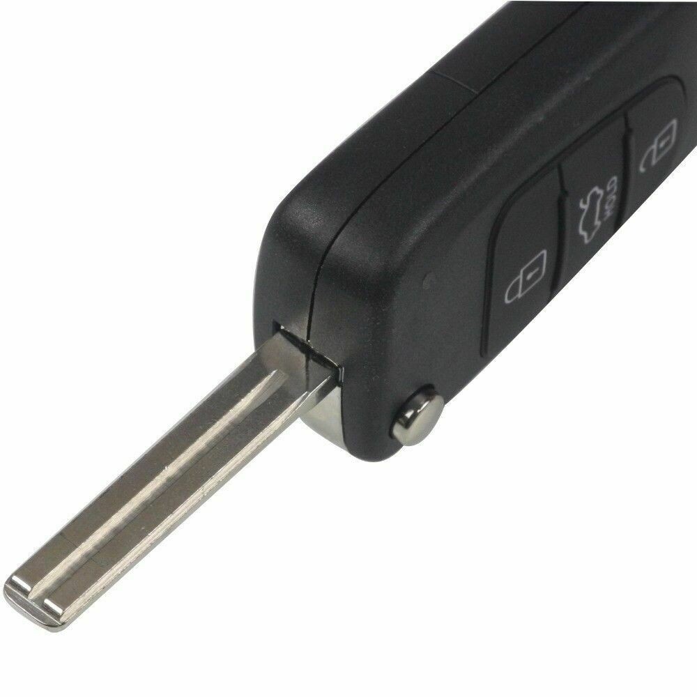 Key shell 3 buttons remote control compatible Hyundai i20 replacement body
