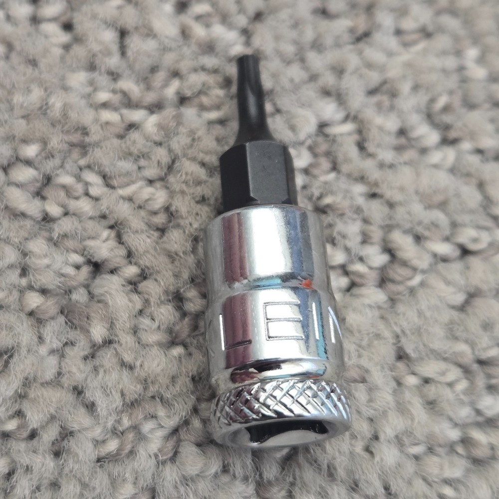 Klein Tools Knurled Torx Bit Socket 1/4" Drive - Choose a Size