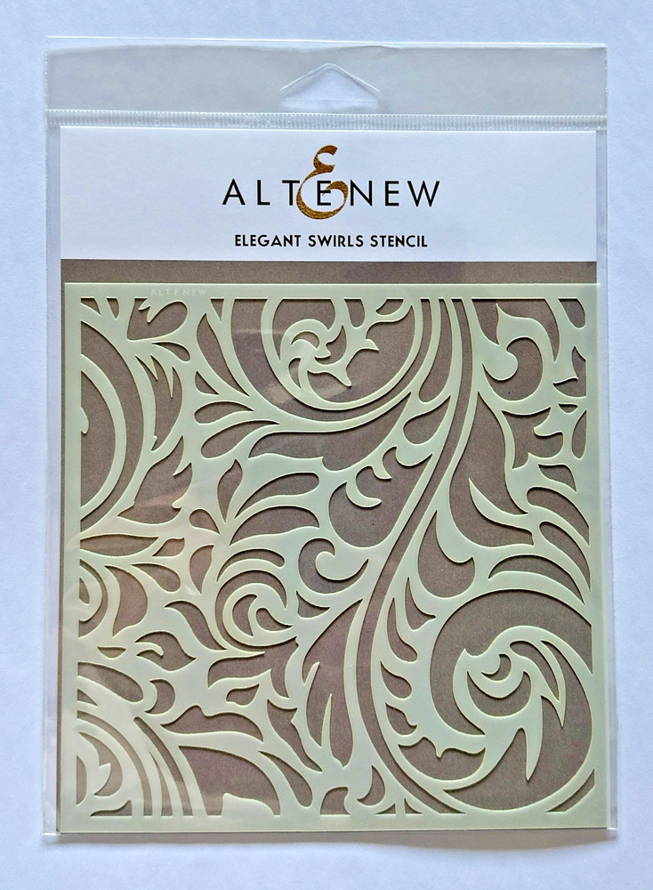 Altenew ELEGANT SWIRLS Stencil, New