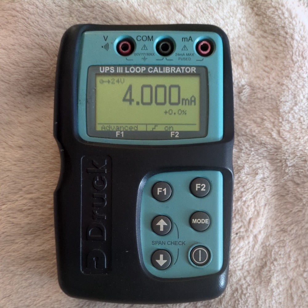 DRUCK UPS III LOOP CALIBRATOR WORKING DISCONTINUED