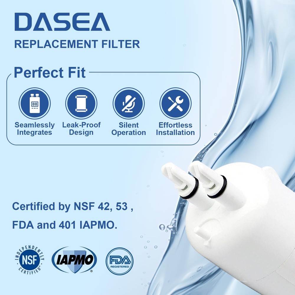 DASEA W10295370A Filter Replacement Compatible with W10295370, Filter 1, EDR1...