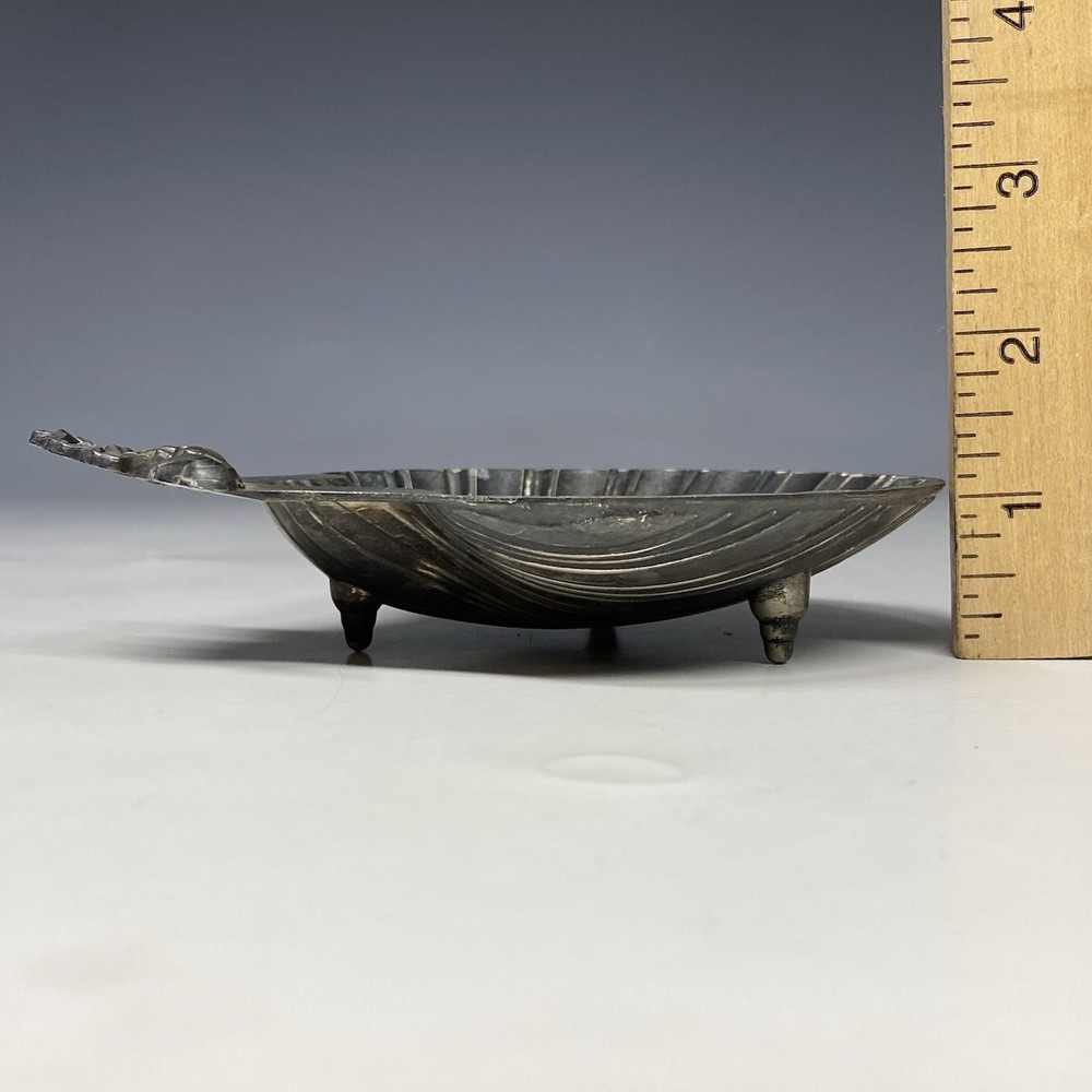 Set 2 VTG Shell Trinket Dish RF Inc USA Sheffield England 1700-1800 Silverplate