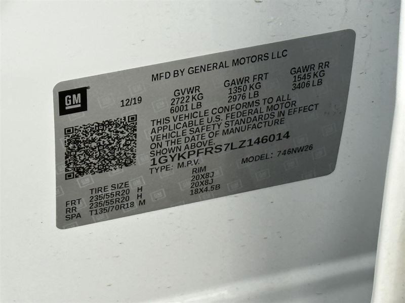 Camera/Projector Camera Front Forward Collision Warning Fits 20-24 XT6 2686967