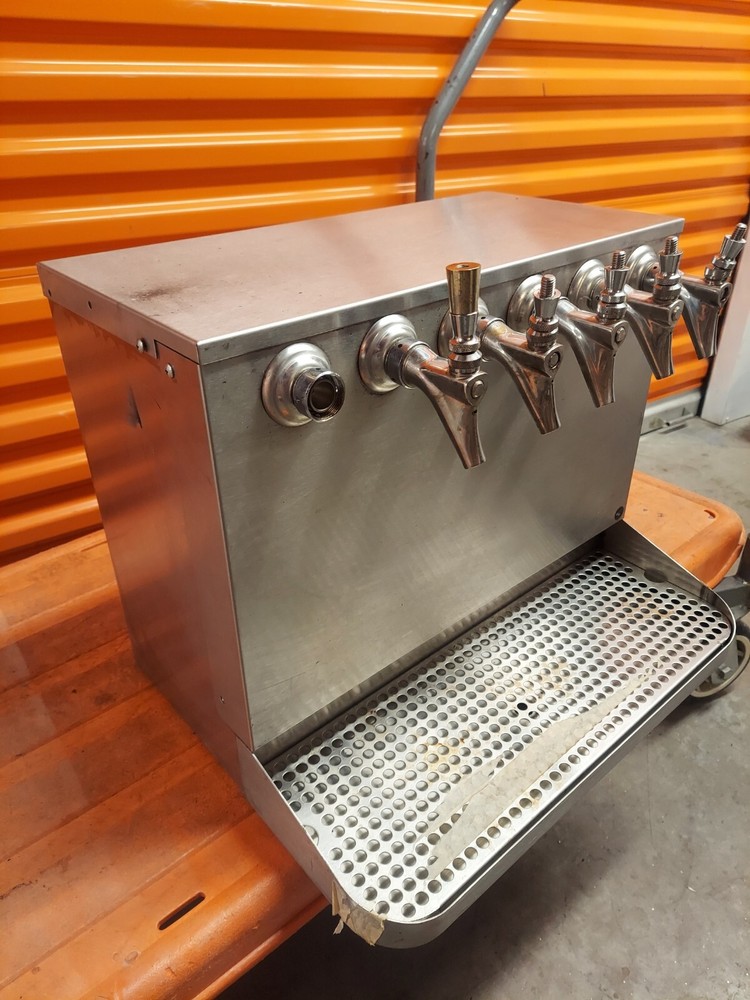 Micro Matic SB620 22" Underbar Draft Beer Dispensing Tower SS w/ Drip Tray